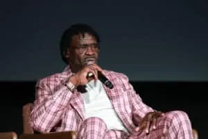 LOS ANGELES, CALIFORNIA - AUGUST 11: Michael Irvin speaks onstage during the premiere of Netflix's "America's Team: The Gambler and His Cowboys" at The Egyptian Theatre Hollywood on August 11, 2025 in Los Angeles, California.