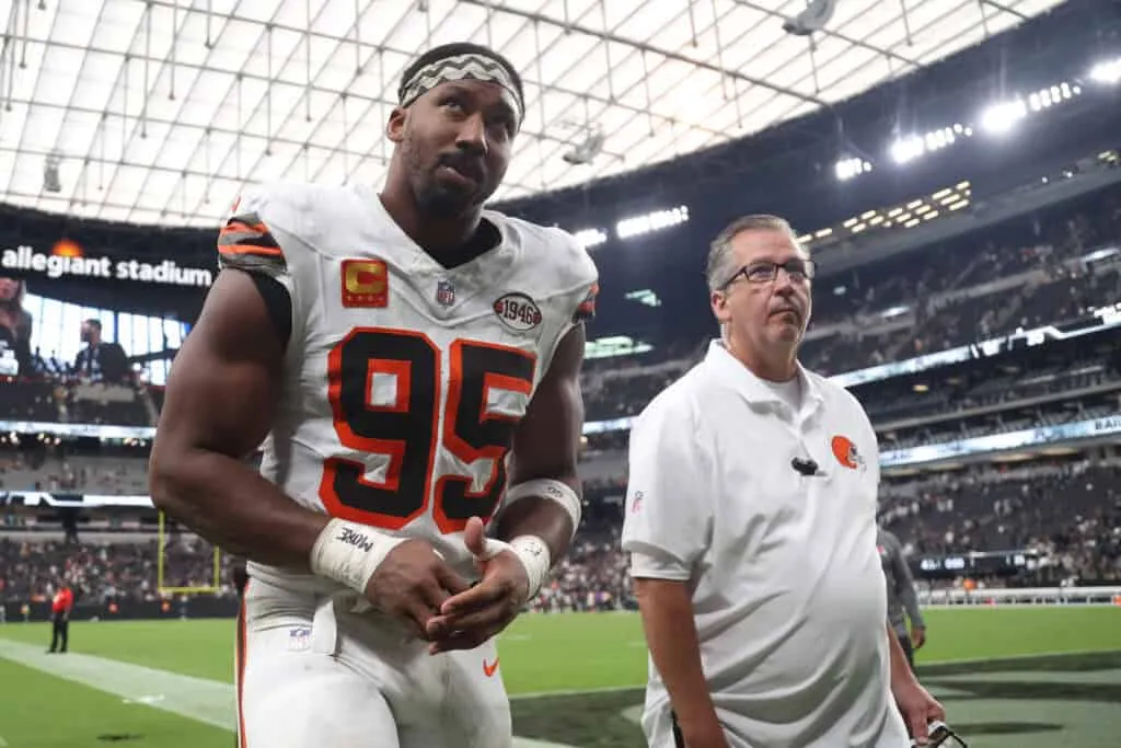 Myles Garrett Shares His Thoughts On Mike Hall Jr.’s Injury