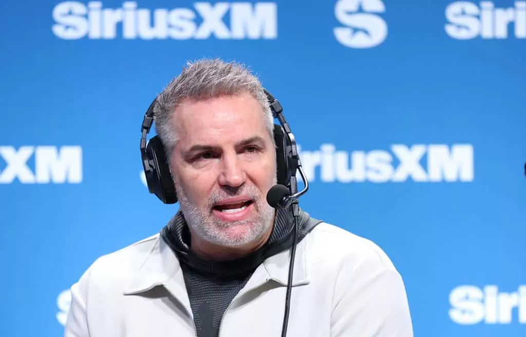 NEW ORLEANS, LOUISIANA - FEBRUARY 06: Kurt Warner speaks on SiriusXM at Super Bowl LIX on February 06, 2025 in New Orleans, Louisiana.