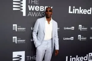 NEW YORK, NEW YORK - MAY 13: Chad Ochocinco Johnson attends the 28th Annual Webby Awards at Cipriani Wall Street on May 13, 2024 in New York City.
