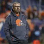 DENVER, CO - DECEMBER 15: Cleveland Browns Interim Head Coach Gregg Williams prior to a game between the Denver Broncos and the visiting Cincinnati Bengals on December 15, 2018 at Sports Authority Field in Denver, CO.