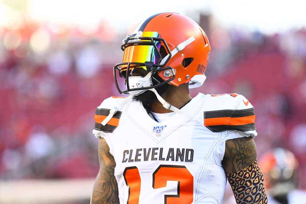 odell beckham jr frustrated with browns offense