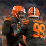 Devaroe Lawrence and Myles Garrett