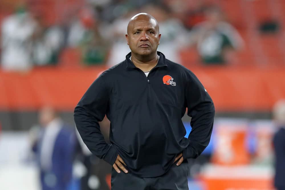 Former Cleveland Browns head coach Hue Jackson