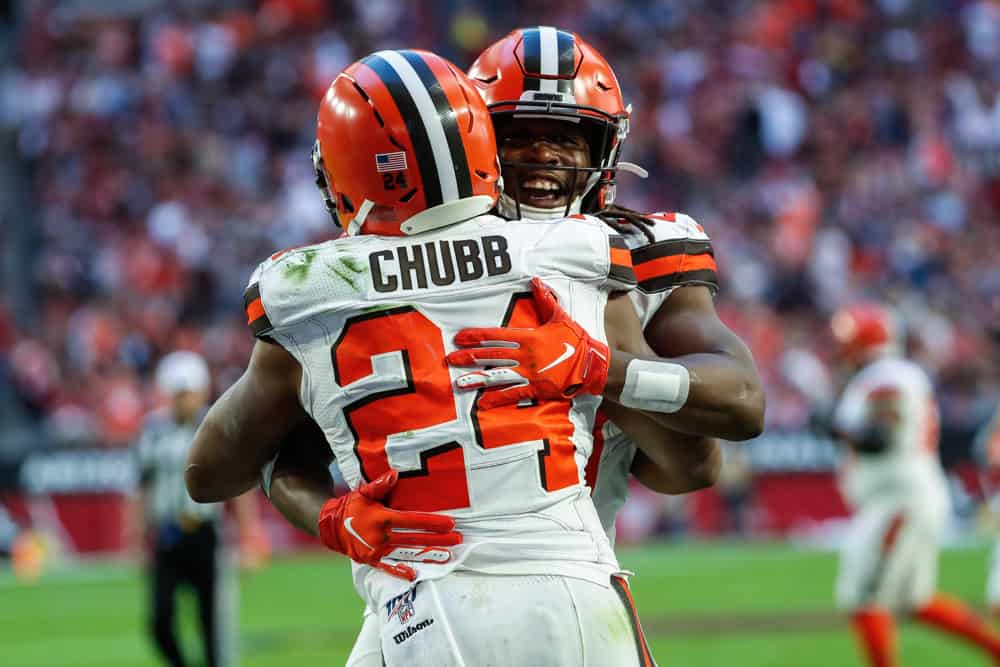 nick chubb pro bowl jersey