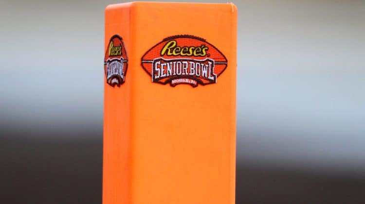 Senior Bowl pylon