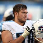 Tennessee Titans Offensive Tackle Jack Conklin (78) during an NFL game between the Tennessee Titans and the San Diego Chargers on November 06, 2016, at Qualcomm Stadium in San Diego, CA