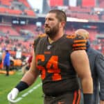 JC Tretter walking off football field