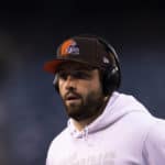 Cleveland Browns quarterback Baker Mayfield (6) during the NFL regular season football game against the New York Jets on Monday, September 16, 2019 at MetLife Stadium in East Rutherford, NJ.