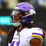 Minnesota Vikings defensive back Anthony Harris (41) on the field prior to the National Football League game between the New York Giants and the Minnesota Vikings on October 6, 2019 at MetLife Stadium in East Rutherford, NJ.