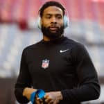 Cleveland Browns wide receiver Odell Beckham (13) looks on before the NFL football game between the Cleveland Browns and the Arizona Cardinals on December 15, 2019 at State Farm Stadium in Glendale, Arizona.