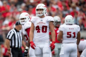 Harrison Bryant #40 of the Florida Atlantic Owls during game action between the Ohio State Buckeyes and the Florida Atlantic Owls on August 31, 2019, at Ohio Stadium in Columbus, OH.