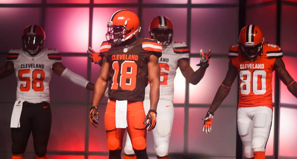 Cleveland Browns uniform unveil