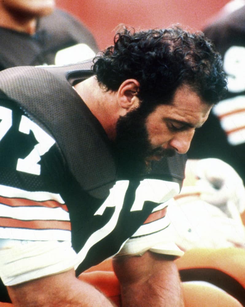 Lyle Alzado of the Cleveland Browns.