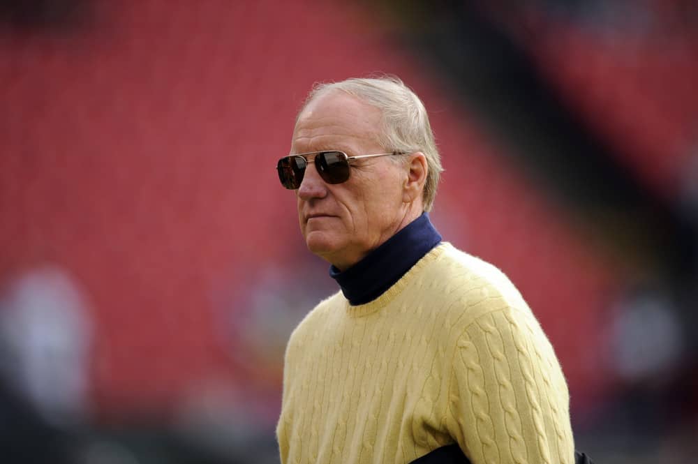 15 November 2009: Former NFL coach Marty Schottenheimer during the Jaguars 24-22 win over the Jets at Giants Stadium in East Rutherford, NJ