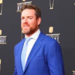 Former Cincinnati quarterback Carson Palmer poses for photos on the red carpet at the NFL Honors on February 2, 2019 at the Fox Theatre in Atlanta, GA.