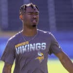 Minnesota Vikings wide receiver Alexander Hollins (15) before the Minnesota Vikings vs Los Angeles Chargers game at Dignity Health Sports Park on Sunday Dec. 15, 2019.