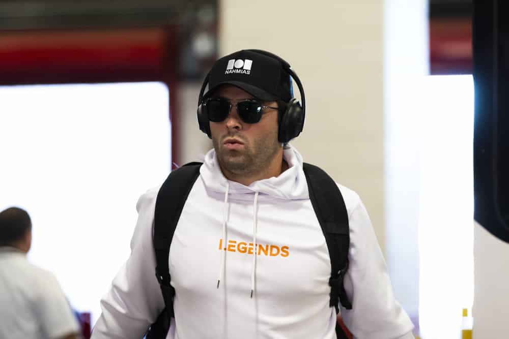 Cleveland Browns quarterback Baker Mayfield (6) during the NFL regular season football game against the San Francisco 49ers on Monday, Oct. 7, 2019 at Levi's Stadium in Santa Clara, Calif. 