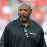 Coach Earnest Byner of the Buccaneers before the NFL pre-season game between the Washington Redskins and the Tampa Bay Buccaneers at Raymond James Stadium in Tampa, Florida.