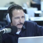 Jim Rome hosting his radio show from Radio Row in Super Bowl XLIV Media's center at the Greater Fort Lauderdale/Broward Convention Center in Fort Lauderdale, Florida.
