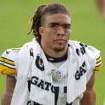 Pittsburgh Steelers Wide Receiver Chase Claypool (11) during the game between the Pittsburgh Steelers and the Jacksonville Jaguars on November 22, 2020 at TIAA Bank Field in Jacksonville, Fl.