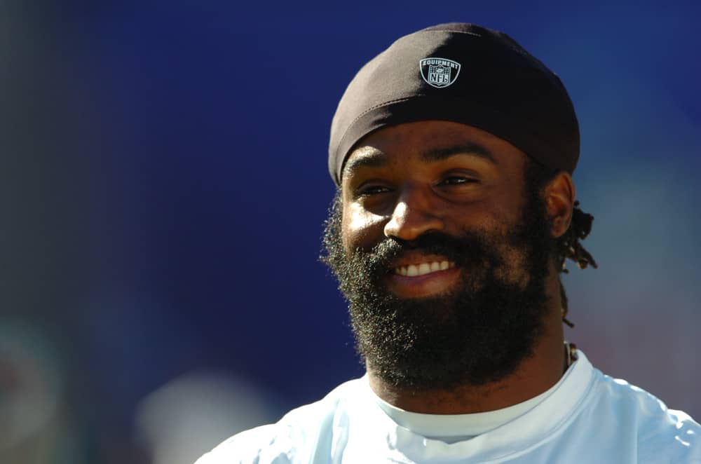 Miami Dolphins Ricky Williams before a game against the San Diego Chargers at Qualcomm Stadium in San Diego, CA.