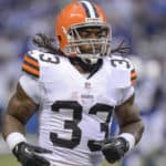 Cleveland Browns running back Trent Richardson (33) during the 2013 NFL preseason game between the Indianapolis Colts and the Cleveland Browns at Lucas Oil Stadium in Indianapolis, IN.