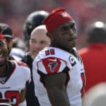 Atlanta Falcons Wide Receiver Julio Jones (11) during the first half of an NFL game between the Atlanta Falcons and the Tampa Bay Bucs on December 29, 2019, at Raymond James Stadium in Tampa, FL.