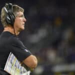 Washington Redskins interim head coach Bill Callahan on the sideline in the fourth quarter of the game against the Minnesota Vikings at U.S. Bank Stadium on October 24, 2019 in Minneapolis, Minnesota.