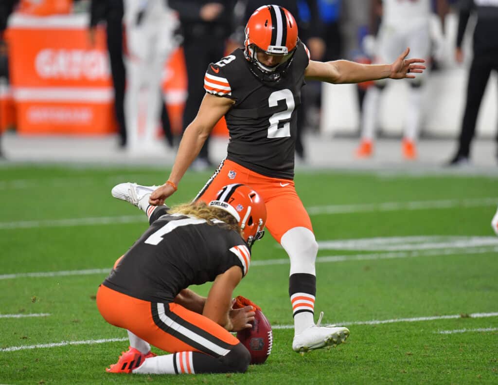 Browns Kicker Cody Parkey Has Leg Injury