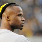 December 9th, 2012 - Pittsburgh Steelers cornerback Ike Taylor (24) watches from the side lines with a fractured right ankle as the Pittsburgh Steelers take on the San Diego Chargers at Heinz Field in Pittsburgh, PA