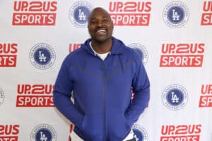 Marcellus Wiley attends Trauma-Sensitive Training for Sports Coaches in LA at Jesse Owens Recreation Center on May 23, 2019 in Los Angeles, California.