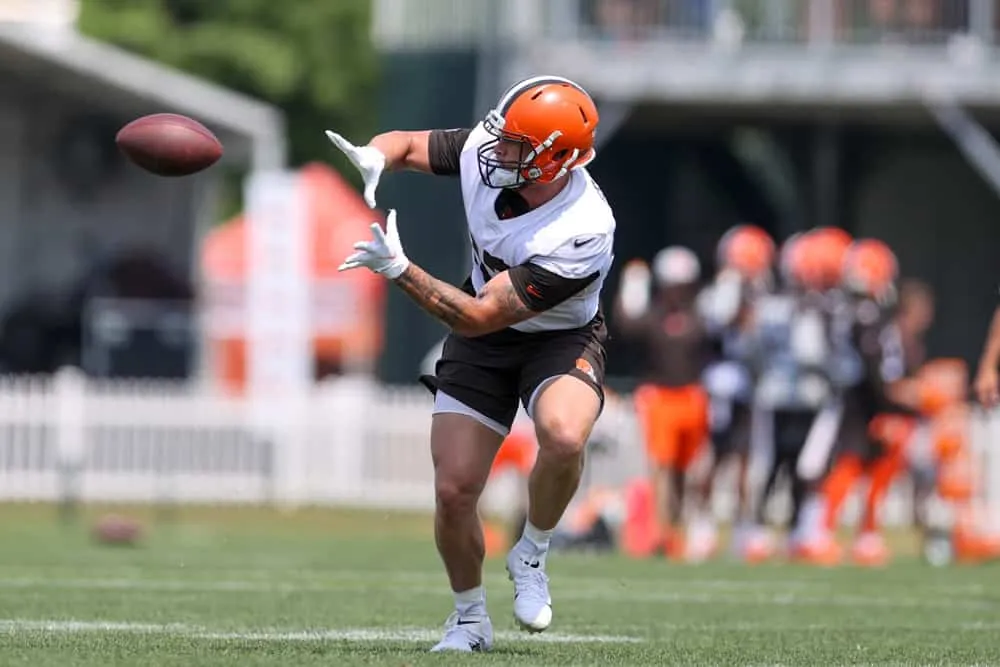 Browns Elevate TE Jordan Franks From Practice Squad