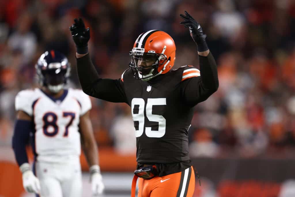 Myles Garrett Enters Stadium As The “Sack Reaper”