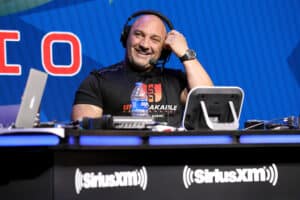 Sportswriter Jay Glazer speaks onstage during day one with SiriusXM at Super Bowl LIV on January 29, 2020 in Miami, Florida.