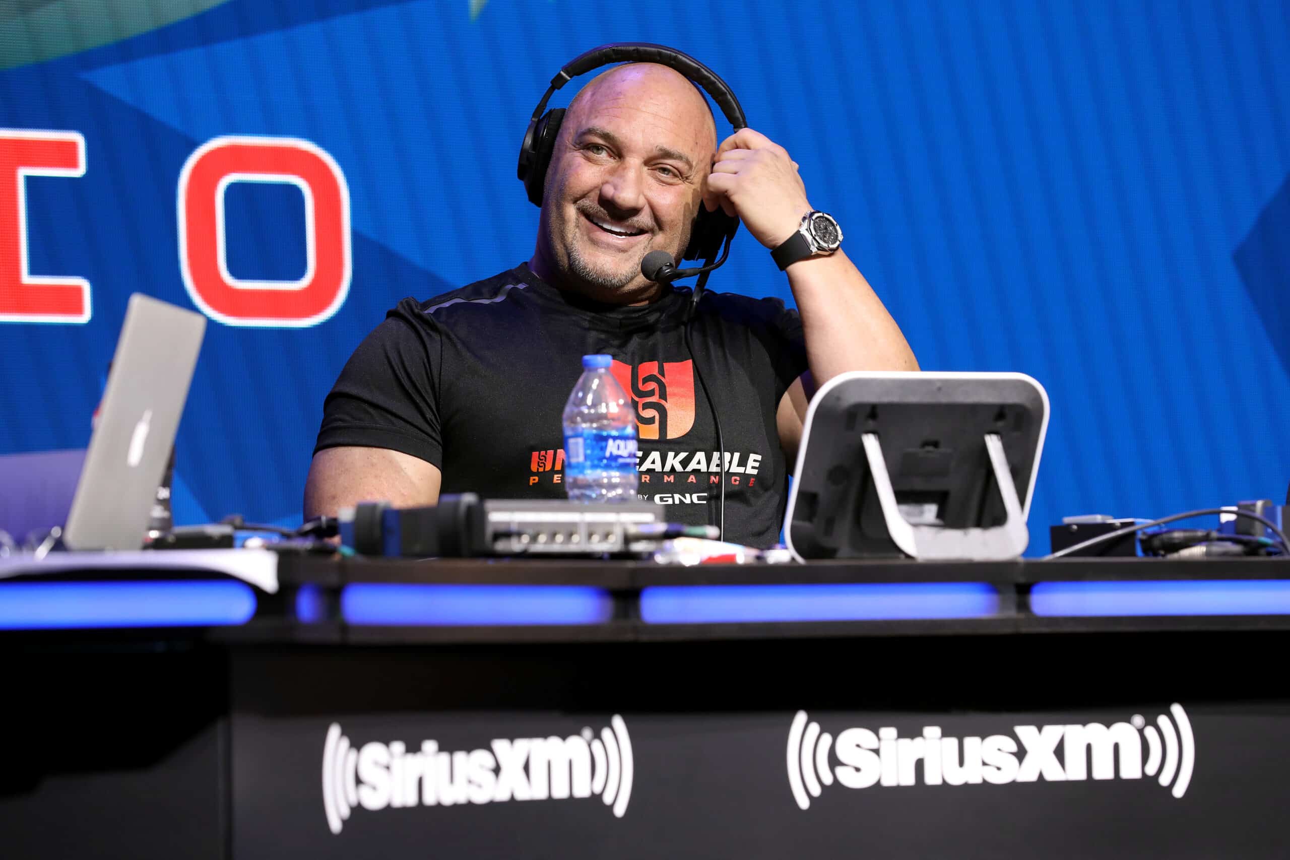 Sportswriter Jay Glazer speaks onstage during day one with SiriusXM at Super Bowl LIV on January 29, 2020 in Miami, Florida.