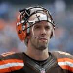 Jim Dray #81 of the Cleveland Browns looks on during the game against the San Diego Chargers at Qualcomm Stadium on October 4, 2015 in San Diego, California.