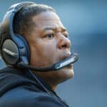 head coach Steve Wilks of the Arizona Cardinals on the sidelines in the game against the Seattle Seahawks at CenturyLink Field on December 30, 2018 in Seattle, Washington.