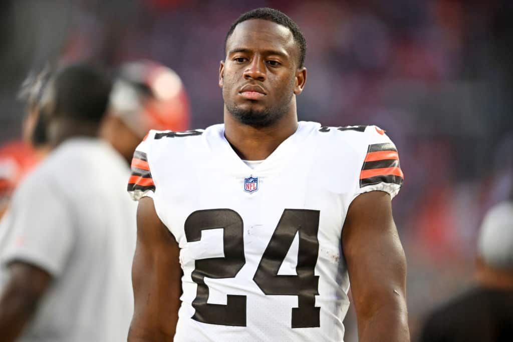 Former teammates, numerous others saddened after Nick Chubb's injury