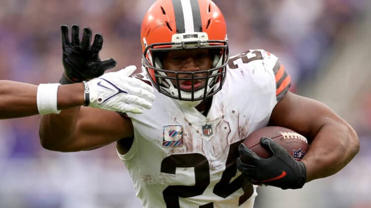 Cleveland Browns running back Nick Chubb