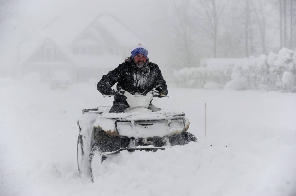 Intense Winter Storm Brings Multiple Feet Of Lake Effect Snow To Buffalo Area