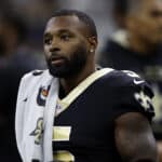 Jarvis Landry #5 of the New Orleans Saints at Caesars Superdome on September 18, 2022 in New Orleans, Louisiana.