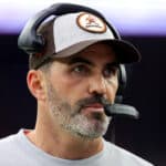 Head coach Kevin Stefanski of the Cleveland Browns looks onward during the first quarter against the Houston Texans at NRG Stadium on December 04, 2022 in Houston, Texas.