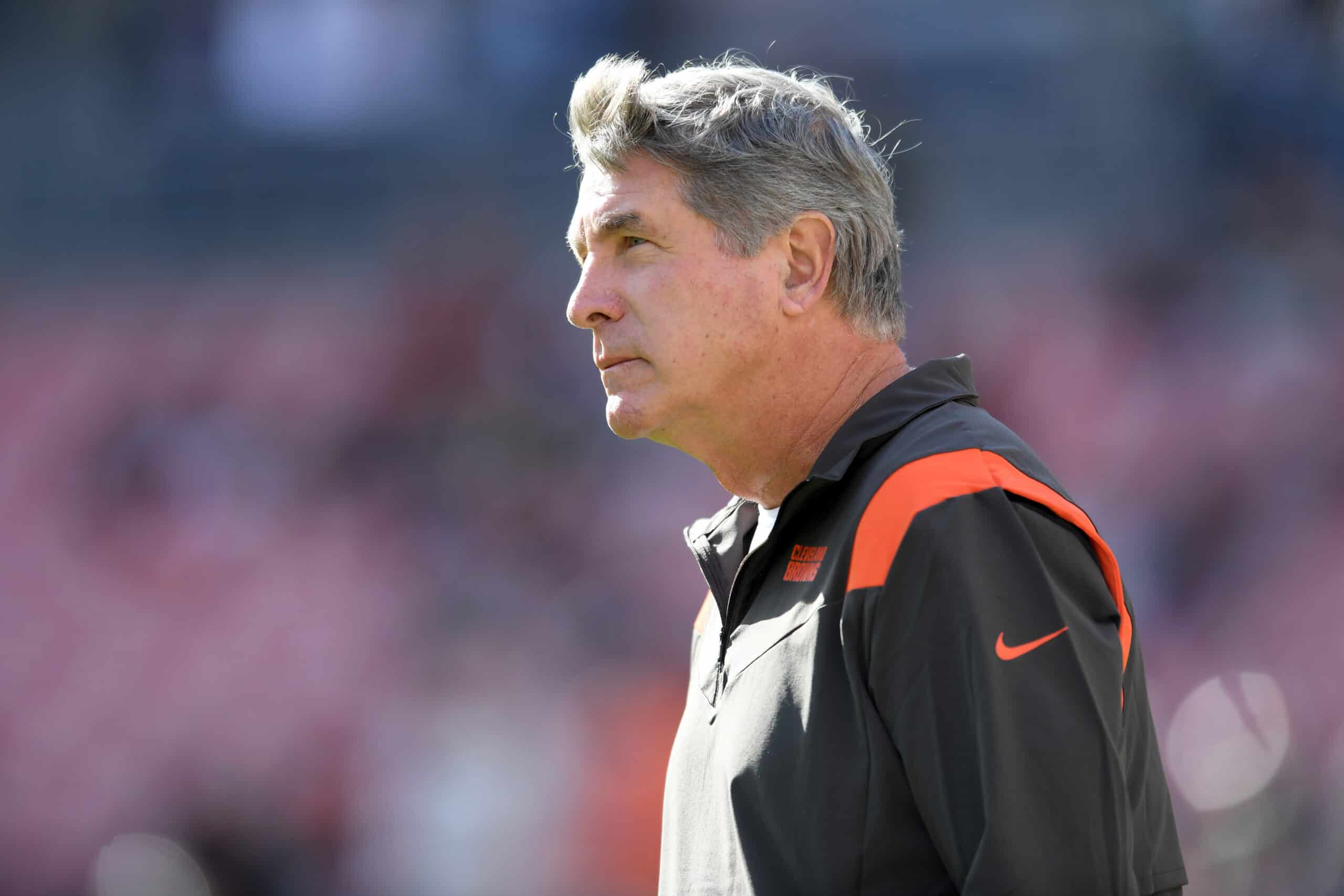 Cleveland Browns offensive line coach Bill Callahan