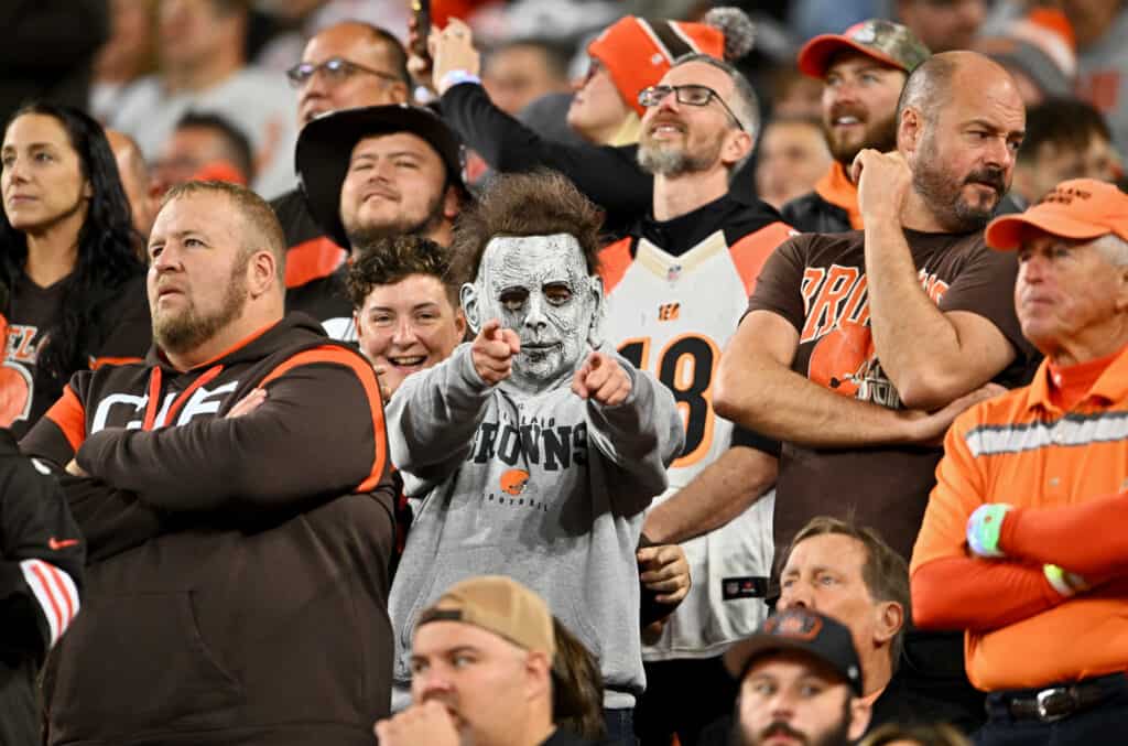 Myles Garrett’s Home Halloween Display Is Going Viral