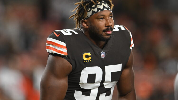 Cleveland Browns pass rusher Myles Garrett