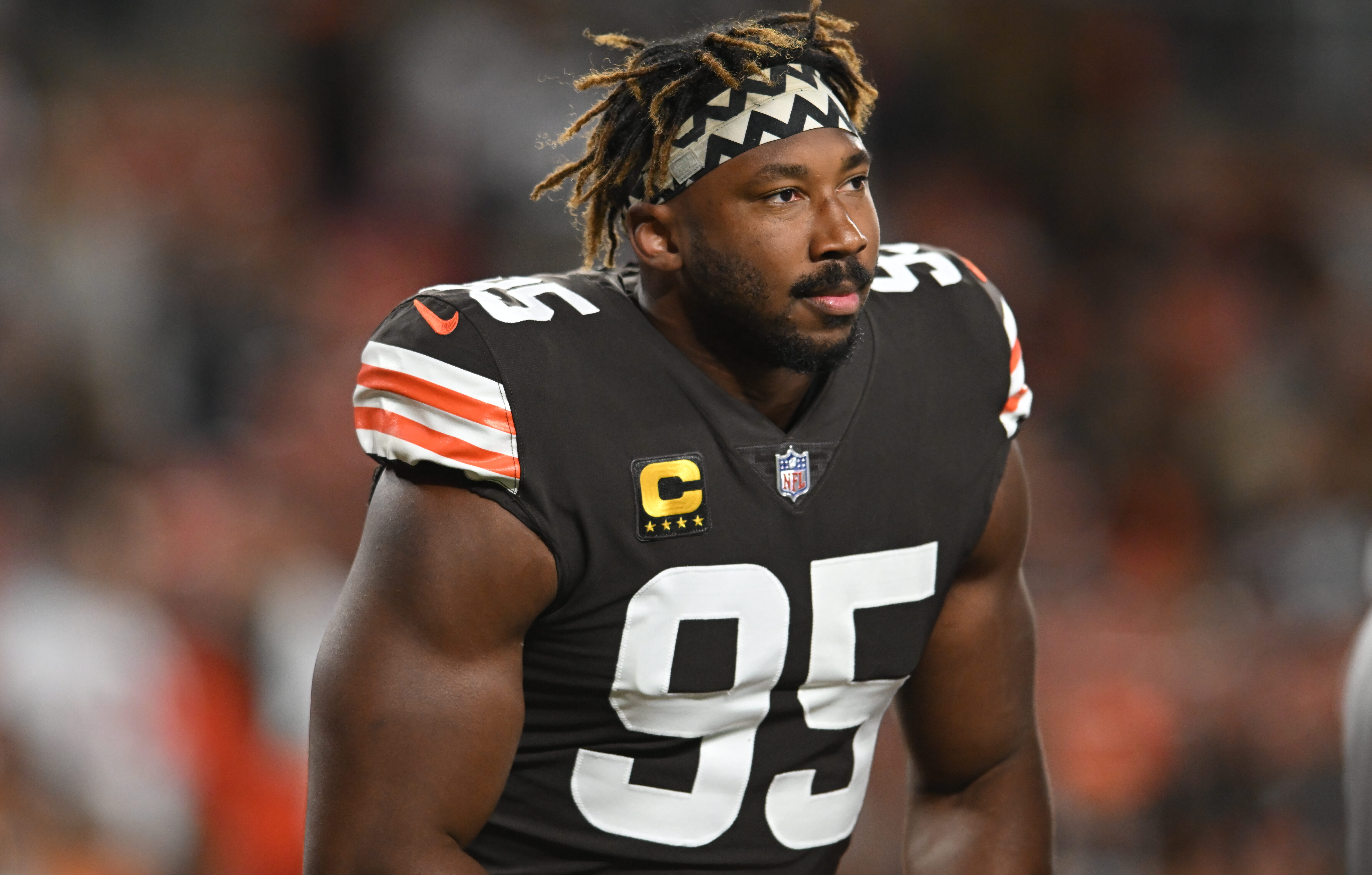 Cleveland Browns pass rusher Myles Garrett