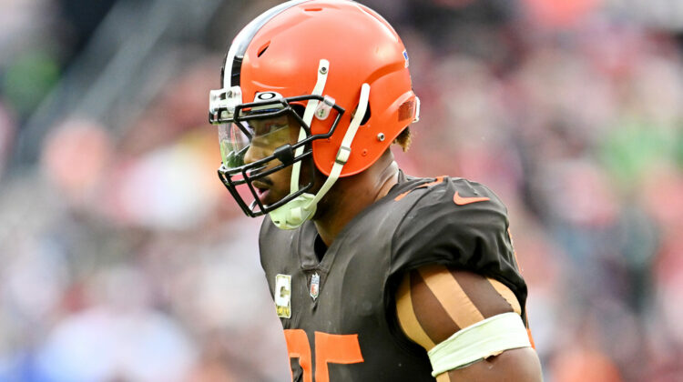 Cleveland Browns pass rusher Myles Garrett