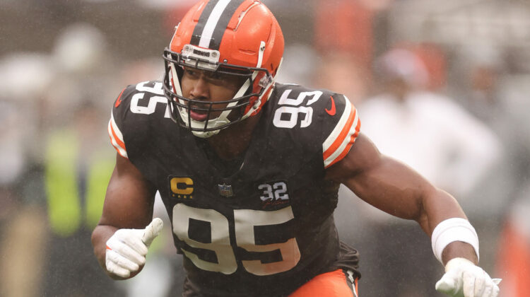 Cleveland Browns pass rusher Myles Garrett