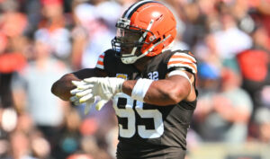 Cleveland Browns pass rusher Myles Garrett